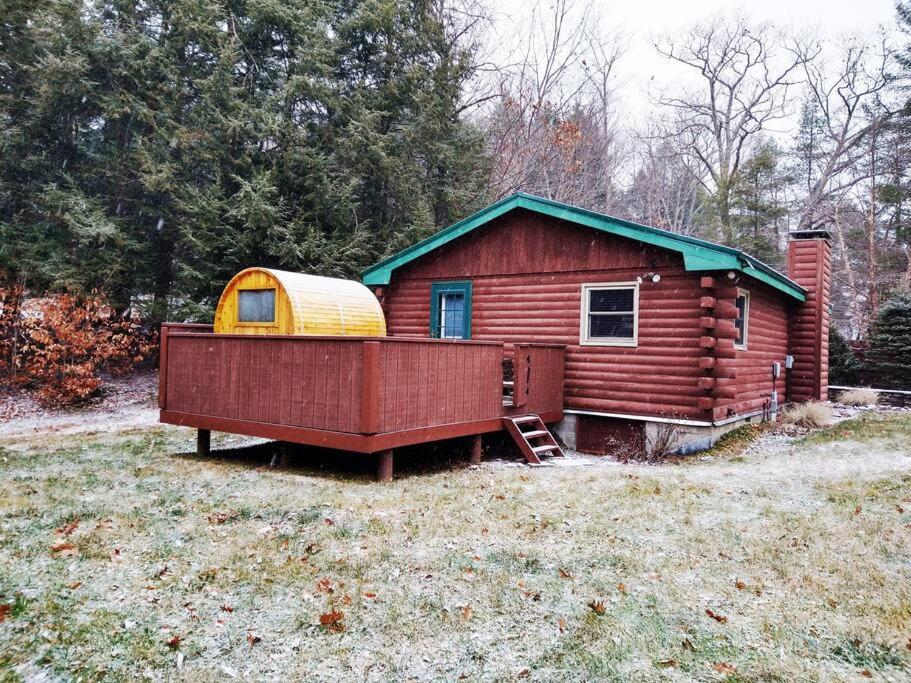 Bluestone Log Cabin Margaretville Exterior photo