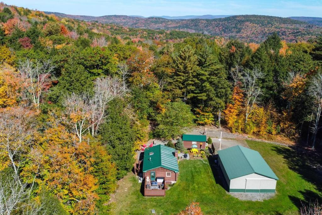 Bluestone Log Cabin Margaretville Exterior photo