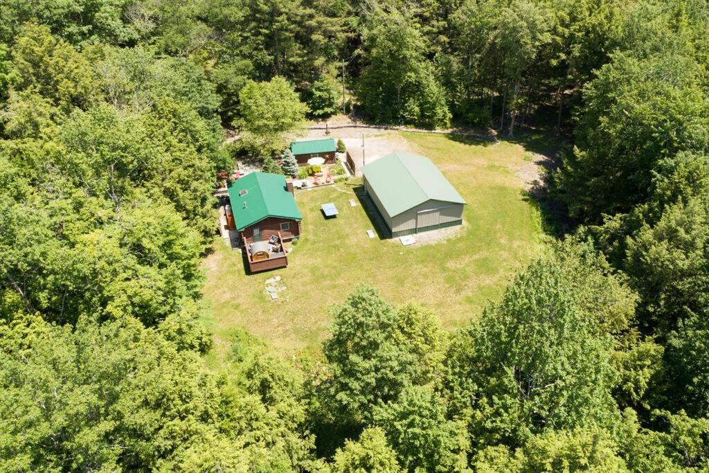 Bluestone Log Cabin Margaretville Exterior photo